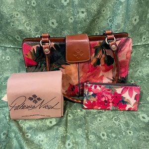 Patricia Nash Rienzo handbag and Nazari wallet in Sping Multi.